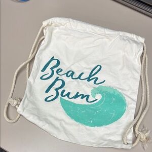 Beach Bum Drawstring Bag